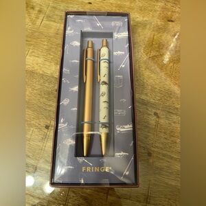 Fringe Studio Gold and Cream Fish Pen Duo